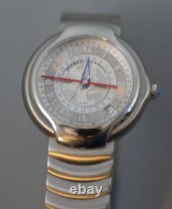 Alfred Dunhill Greenwich Millenium GMT Watch BB 8023 -Nice with Book, papers, box