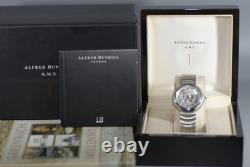Alfred Dunhill Greenwich Millenium GMT Watch BB 8023 -Nice with Book, papers, box