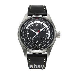 Alpina Men's Startimer Pilot World Timer Swiss Automatic 44mm Watch AL-718B4S6