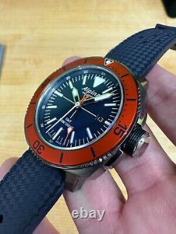 Alpina Seastrong Diver 300 GMT Quartz, Uni-Directional Bezel, 1,000 Feet WR