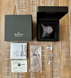 Alpina Seastrong Diver GMT Quartz Grey Dial Men's Watch 44mm AL-247LGBRG4TV6