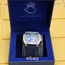 Aragon Concept S GMT Seiko NH34 Space World Blue Planet Earth UFO Alien Watch