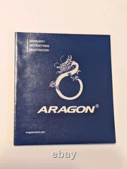 Aragon GMT White Dial Blue Strap WR 200m 44mm Seiko NH34 Automatic 2024