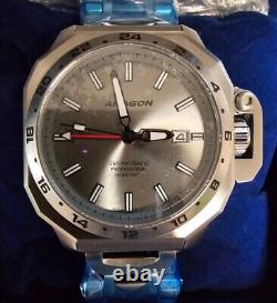 Aragon Millipede Max GMT Automatic NH34 42MM Silver Brand New