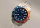 Archon Galleon GMT Quartz 42mm Pepsi Bezel Blue Dial 200M Swiss Watch