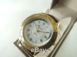 Auguste Reymond 49102 S World Time GMT Man Gold Plated / Steel Automatic Vintage