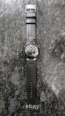 Authentic LV Louis Vuitton Q113K Tambour GMT Automatic Men's Watch