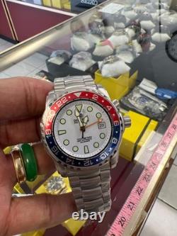 Authentic PRO SEA? DIVER 1000M GMT RED /BLUE BEZEL? WHITE DIAL (BNS?)