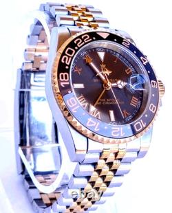 Automatic, GMT Watch, 40mm, NH34A, 904L Steel, Jubilee Bracelet, Shark Sec Hand