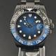 Automatic Watch Sub Style GMT Custom Made with Blue Spiral Dial & Luminous Hands