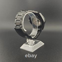 Automatic Watch Sub Style GMT Custom Made with Blue Spiral Dial & Luminous Hands