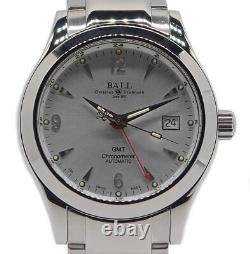 BALL WATCH Engineer II Ohio GMT GM1032C-S2CJ-SL Silver Dial Stainless Mens