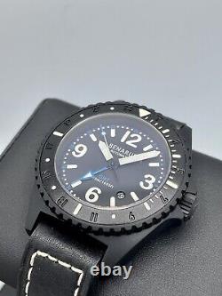 BENARUS BLACK GMT LIMITED EDITION 50 PIECES SWISS ETA 2893-2 AUTOMATIC 43mm 500M