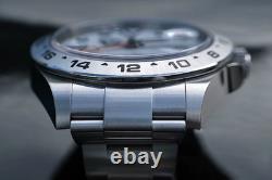 BNIB PAGANI DESIGN PD1682 V2 AUTOMATIC GMT WATCH ALL STEEL WHITE SAPPHIRE 100m