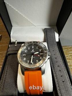 BOLDR Explorer II Mens Watch GMT 41mm with Bonus Leather Strap