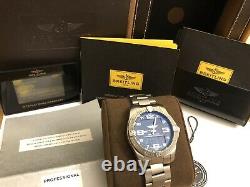BREITLING Aerospace Evo Titanium Watch E79363 2016 Boxed Papers, Serviced 43mm