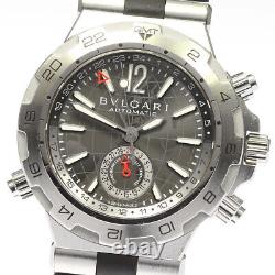 BVLGARI Diagono Professional DP42SGMT GMT gray Dial Automatic Men's Watch 761079