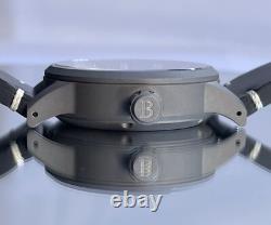BYOP Meridian Titanium GMT (yellow) Pilot Watch Seiko Automatic Sapphire C3 Lume