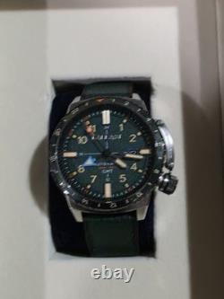 Ballast Torbay Automatic GMT Periscope Green Men's Watch With Canteen Crown