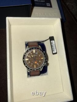 Ballast Torbay GMT Automatic Watch BL-3152 Torpedo Brown Brand new with box