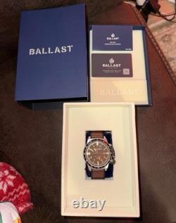 Ballast Torbay GMT Automatic Watch BL-3152 Torpedo Brown Brand new with box