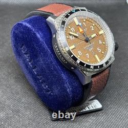 Ballast Torbay GMT Automatic Watch Brown Dial Model BL-3152-05 Super Unique
