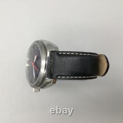 Balmer GMT Mens Watch 43mm Blue Dial GMT Date Automatic 48529-SS Swiss Leather