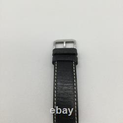 Balmer GMT Mens Watch 43mm Blue Dial GMT Date Automatic 48529-SS Swiss Leather