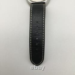 Balmer GMT Mens Watch 43mm Blue Dial GMT Date Automatic 48529-SS Swiss Leather