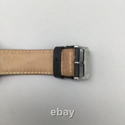 Balmer GMT Mens Watch 43mm Blue Dial GMT Date Automatic 48529-SS Swiss Leather