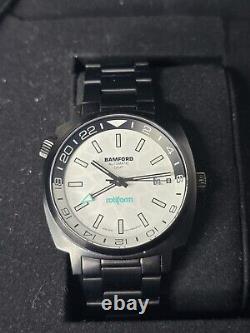 Bamford Rotiform GMT Men's Swiss Automatic Watch White Dial 40mm