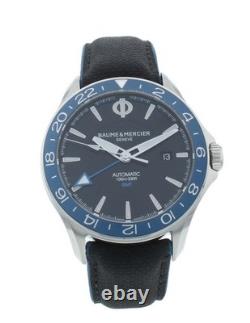 Baume & Mercier Clifton Club 42mm Black Dial GMT Automatic Men's Watch M0A10486