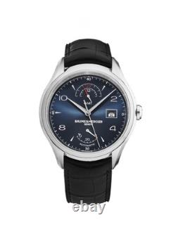 Baume & Mercier Clifton GMT Power Reserve Blue Dial Auto Men's Watch M0A10316