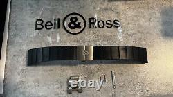 Bell & Ross Space 3 GMT Chronograph Auto Titanium Mens Bracelet Watch 324-T