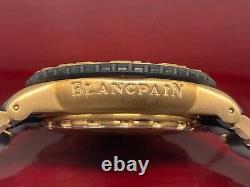 Blancpain 18k Rose Gold GMT Fifty Fathoms Concept 2000 Trilogy 40mm#2250-Limited