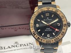 Blancpain 18k Rose Gold GMT Fifty Fathoms Concept 2000 Trilogy 40mm#2250-Limited