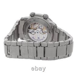 Blancpain Leman GMT Alarm Date Auto Titanium Mens Bracelet Watch 2041-1230-98B
