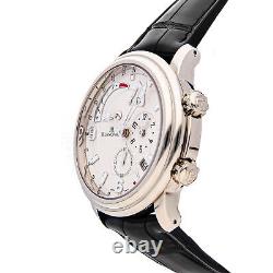 Blancpain Leman Reveil GMT Automatic 40mm White Gold Mens Watch 2841-1542-53B