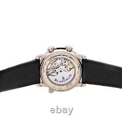 Blancpain Leman Reveil GMT Automatic 40mm White Gold Mens Watch 2841-1542-53B