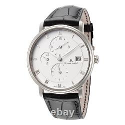 Blancpain Men's 6260-1542-55A Villeret GMT 37mm Leather Watch