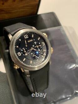 Brand New Blancpain Leman Reveil GMT Alarm Titanium & Rose Gold 2041-12A30-64B