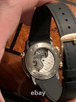 Brand New Blancpain Leman Reveil GMT Alarm Titanium & Rose Gold 2041-12A30-64B