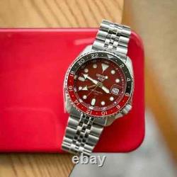 Brand New Seiko 5 Sport SSK031K1 GMT Passion Red Automatic Men's Watch