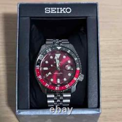 Brand New Seiko 5 Sport SSK031K1 GMT Passion Red Automatic Men's Watch