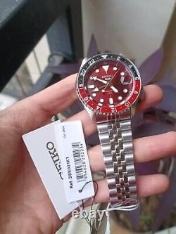 Brand New Seiko 5 Sport SSK031K1 GMT Passion Red Automatic Men's Watch