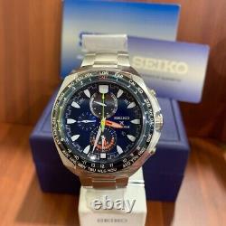 Brand New Seiko Prospex SSC549P1 Sapphire GMT World Time Solar V195 Watch