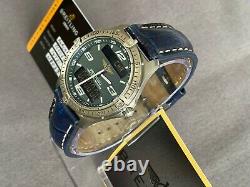 Breitling Aerospace E65062 Chronograph Titanium + Breitling Blue Leather Strap