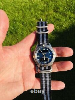 Breitling Aerospace F65062 Repetition Minutes New Battery Blue Dial