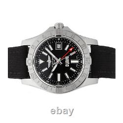 Breitling Avenger II GMT Auto 43mm Steel Mens Strap Watch Date A3239011/BD90