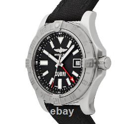 Breitling Avenger II GMT Auto 43mm Steel Mens Strap Watch Date A3239011/BD90